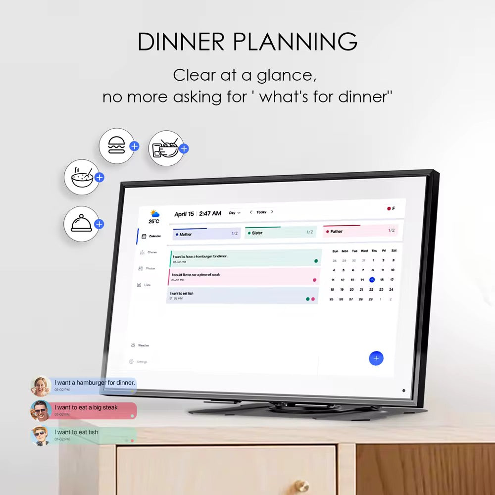 Naillix Touch Digital Calendar