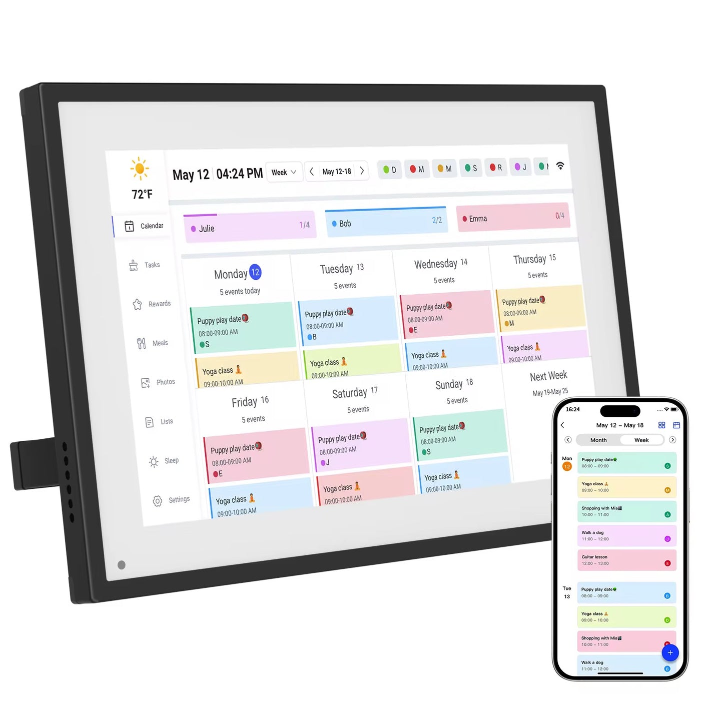 Naillix Touch Digital Calendar